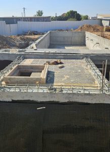 יסודות ויציקת מרתף
